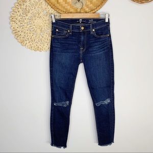 7 For All Mankind | Mid Rise Ankle Gwenevere Jeans